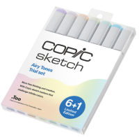 Logo Copic marqueur sketch, set 6+1 'airy tones trial' 70002320