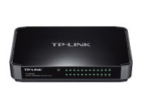 Logo Tp-link 24-port 10/100m desktop switch 24 10/100m rj45 ports plastic case 2423186