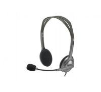 Logo Logitech h111 - micro-casque - sur-oreille - filaire - jack 3,5mm 771933