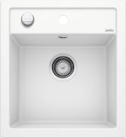 Logo Eviers  encastrer blancodalago 45 - granit blanc