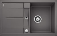 Logo Evier blanco metra 45 s pdur gris rocher - vidage automatique - 518868