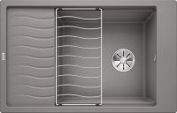 Logo Evier blanco elon xl 6s pdur alumetallic inf manu&siphon - 524846