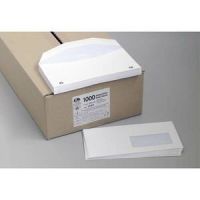 Logo Bong bote de 1000 enveloppes blanches 80g insertion mcanique format 115x225mm fentre 35x100mm nf 333467