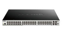 Logo D-link 20-port smart managed gigabit stack switch 2x 10g dlink green 3.0 16x 10/100/1000mbit/s tp rj-45 port 2x 1000mbit/s fiber