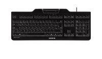 Logo Cherry kc 1000 sc clavier 105 touches avec lecteur de carte  puce intgr usb noir layout francais 2415585