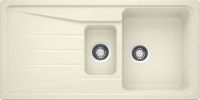 Logo Evier blanco sona 6s pdur jasmin &siphon 520899