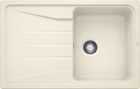 Logo Evier blanco sona 45s pdur jasmin &siphon 520881