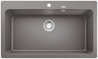 Logo Evier blanco naya xl 9 pdur alumetallic manuel 521814