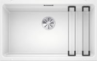 Logo Evier blanco etagon 700-u blanc rail manu&siphon 525171