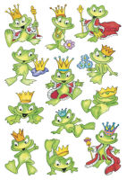 Logo Herma sticker decor 'roi grenouille' 6502431