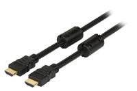 Logo C�ble hdmi haute vitesse avec eth. aa, mm, 2,0m, noir k7904.2v2