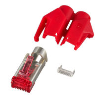 Logo Connecteur rj45-hirose tm21 rouge 100 pi�ces, 3 �l�ments, cat.6 h7641.6-100