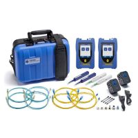 Logo Kit de photometrie multimode & mono mode constitue de deux boitiers une source et un puissance-metre r240-pmls