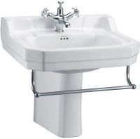 Logo Vasque 56cm blanc 2 trous burlington b4 2th