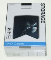 Logo tui dvd pour un dvd, pack de 5, noir v31712