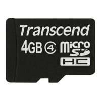 Logo Transcend carte memoire flash 4go class 4 microsdhc 1630178