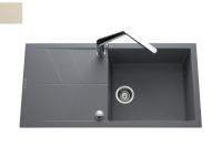Logo Luisina - luisigranit - electro - evier � encastrer luisina 1 grand bac, 1 �gouttoir coloris champag ev80011 630