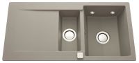 Logo Luisina - luisigranit - epure leds - evier � encastrer luisina 1 bac avec leds, 1 vide-sauce, 1 �gou evl2811pc 231