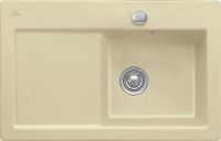Logo Villeroy & boch - subway pure - evier � encastrer villeroy & boch 1 bac, 1 �gouttoir coloris sable ev6714 22 73