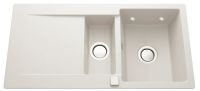 Logo Luisina - luisigranit - epure leds - evier � encastrer luisina 1 bac avec leds, 1 vide-sauce, 1 �gou evl2811pc 204
