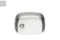 Logo Luisina - luisinox - cuves confort - cuve sous-plan luisina 1 bac coloris inox nid d'abeille, vidage evsp15ind5