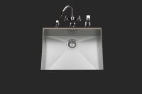 Logo Luisina - luisinox - monteverdi - cuve sous-plan luisina 1 bac coloris inox satin�, vidage carr� sat evsp30il3