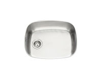 Logo Luisina - luisinox - cuves confort - cuve sous-plan luisina 1 bac coloris inox satin�, vidage ronde  evsp15il5