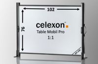 Logo Ecran de table mobile pro celexon 102 x 76cm 1090377