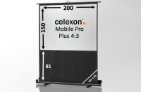 Logo Ecran de projection celexon mobile pro plus 200 x 150 1090365