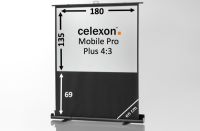 Logo Ecran de projection celexon mobile pro plus 180 x 135 1090364