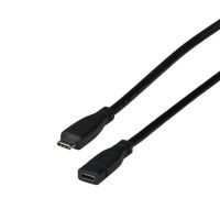 Logo C�ble d'extension usb 3.2 gen2 10gbit 3a, prise de type c - prise de type c, 0,2 m ebusbc-usbc10ge.0,2