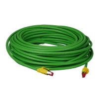 Logo C�ble patch rj45 tm21 jaune sf/utp vert, cat.5e, pur, compatible cha�ne porte-c�bles, 5m k8030.5