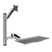 Logo Support mural pour 1 tagre ajustable lcd 15