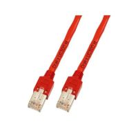 Logo C�ble patch rj45 f/utp, cat.5e, tm11, uc300, 0,15m, rouge k8076.0,15