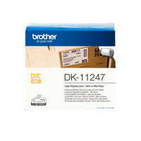 Logo Brother ruban dk label - rouleau etiquettes adhesives 103,6 mm x 164,3 mm 180 unites/rouleau 2959751