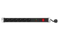 Logo Multiprise rackable 19'' parafoudre 6 prises 808896