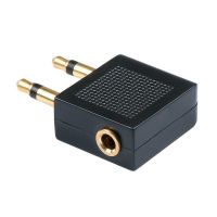 Logo Lindy jack audio/phono adapter 2x jack plug 3.5mm 1x jack socket 3.5mm black 3017604