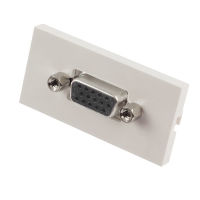 Logo Lindy vga double female coupler module for wall box snap-in face plate vga f/f 25x50mm 2909824