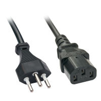 Logo Lindy iec-mains lead 2m swiss plug to iec c13 2912025