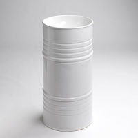 Logo Lavabo sur pied barrel blanc brillant barrel - barrel01