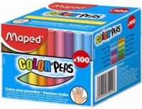 Logo Bote de 100 craies pour tableaux - couleurs assorties  82935021