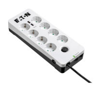 Logo Eaton protection box 8 usb tel@ din - protection contre les surtensions - 2500 w 767785