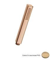 Logo Douchette monojet anticalcaire carre or rose hydrotherapie - pd11434p or rose bross� pvd