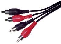 Logo Cble audio 2x rca-mle/2x rca-mle, 0,5mtr. 1066402