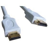 Logo Cordon hdmi 1.4 blanc haute vitesse compatible ethernet 5, 5579974