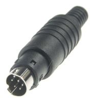 Logo Fiche din mini male in:8; avec protection h142083