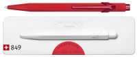 Logo Caran d'ache stylo  bille rtractable 849 rouge carlate 86040559