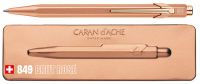 Logo Caran d'ache stylo  bille 849 goldbar, or 86040600