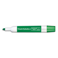 Logo Papermate marqueur effaable  sec pour tableaux blancs. pointe ogive. encre verte 434357