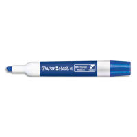 Logo Papermate marqueur effaable  sec pour tableaux blancs. pointe biseaute. encre bleue 434361